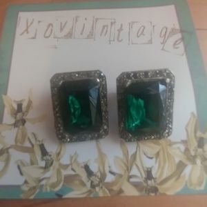 Vintage clip on earrings